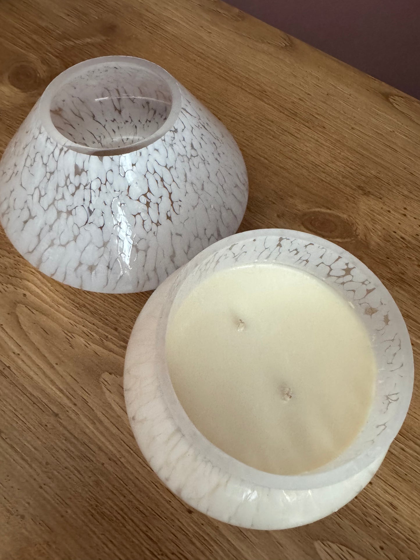 Candle Lamp Jar~White