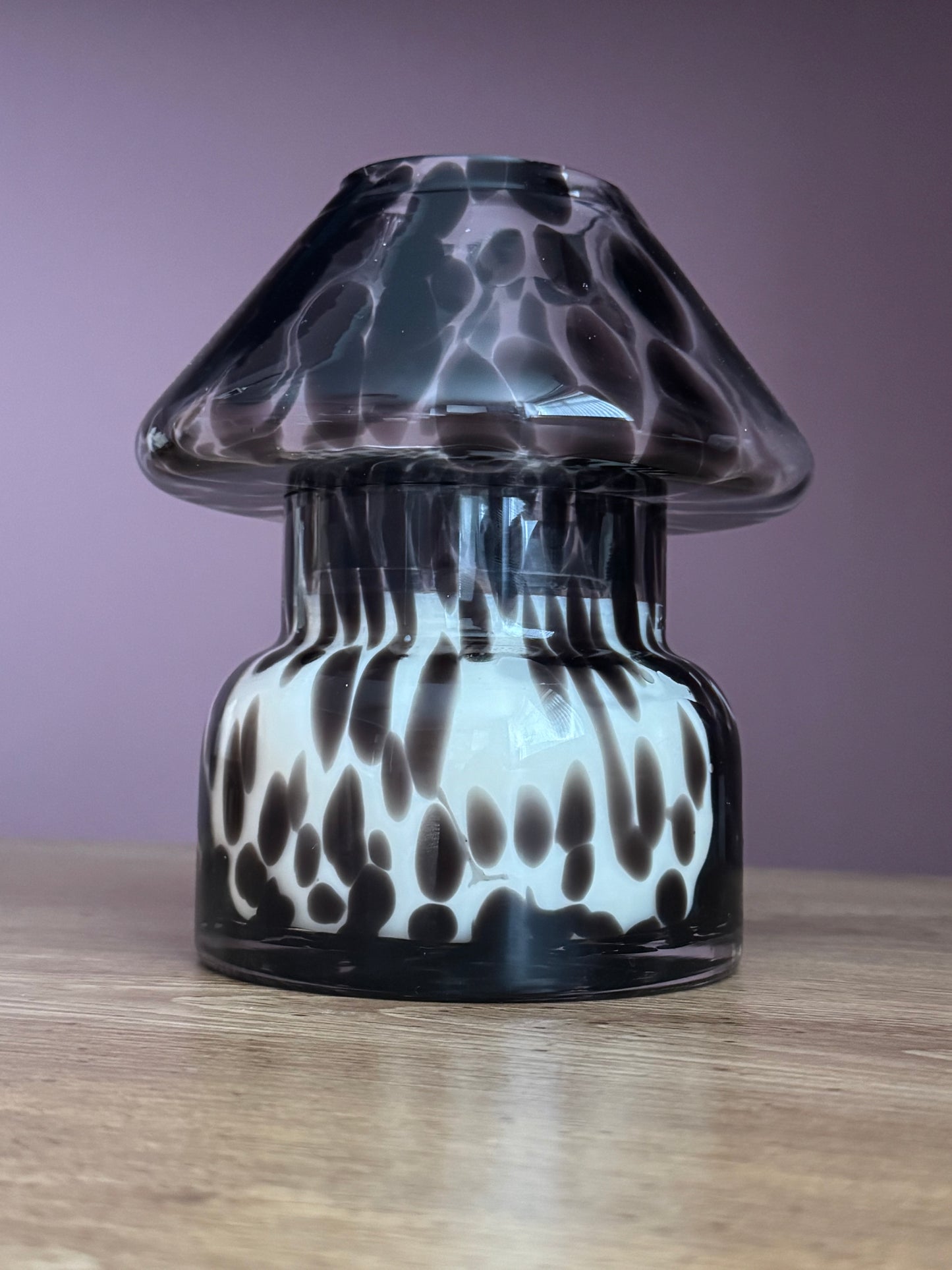 Candle Lamp Jar~Black