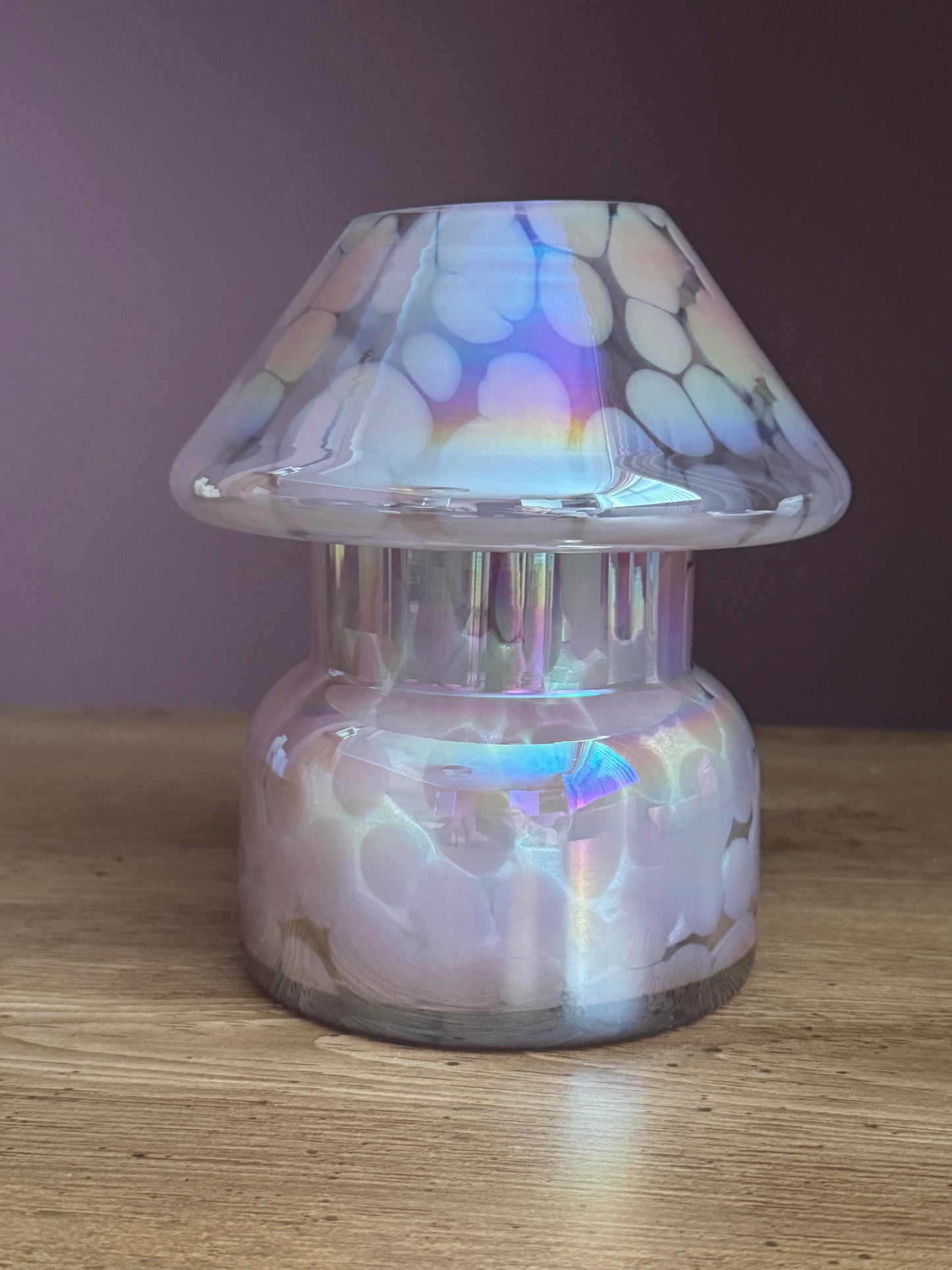 Candle Lamp Jar~Pink