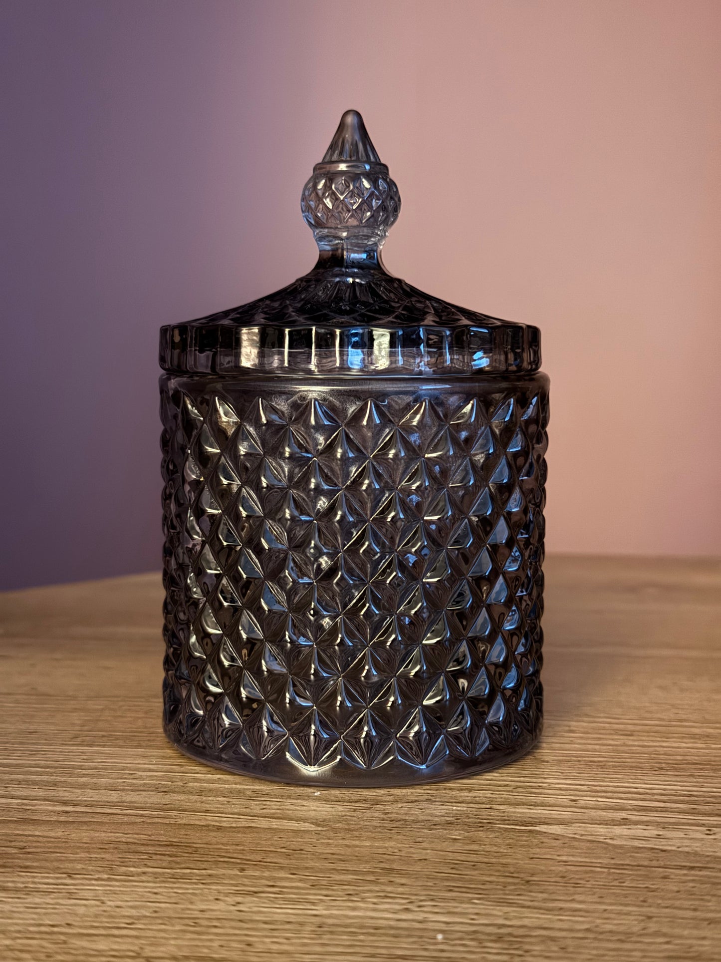 Geo Candle~ Grey