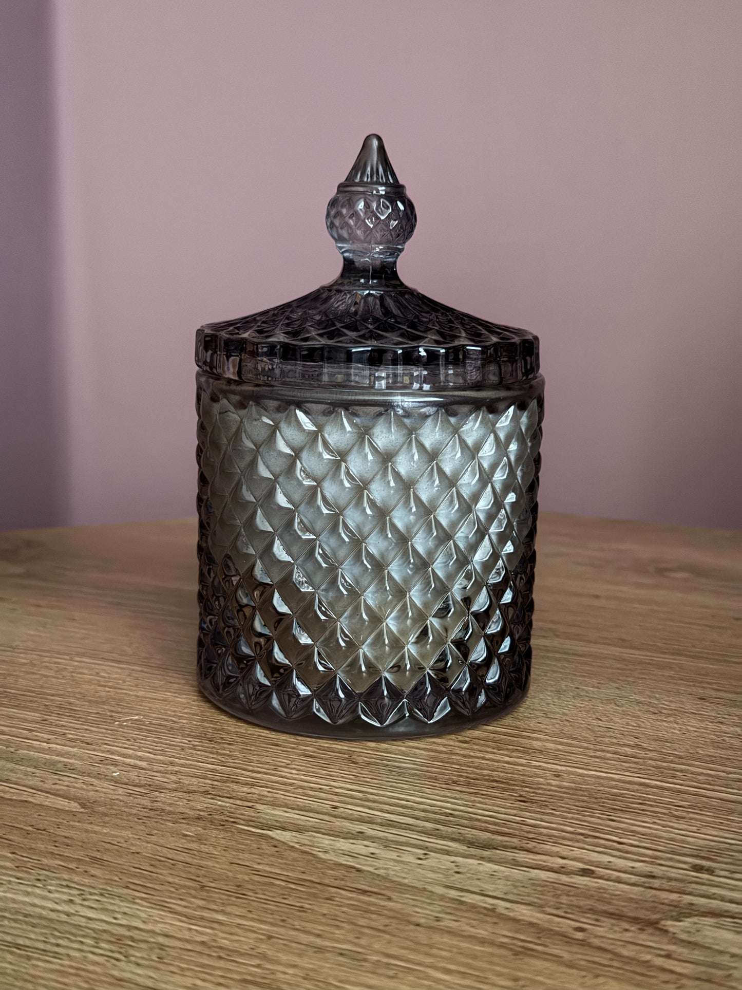 Geo Candle~ Grey