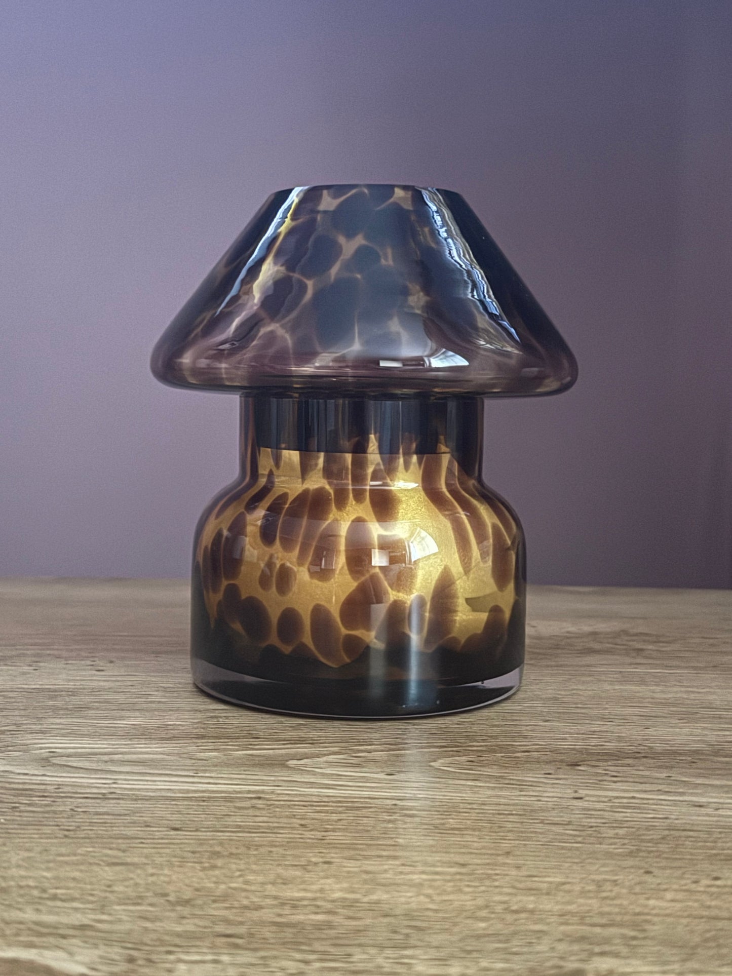 Candle Lamp Jar~ Tortoise/Leopard