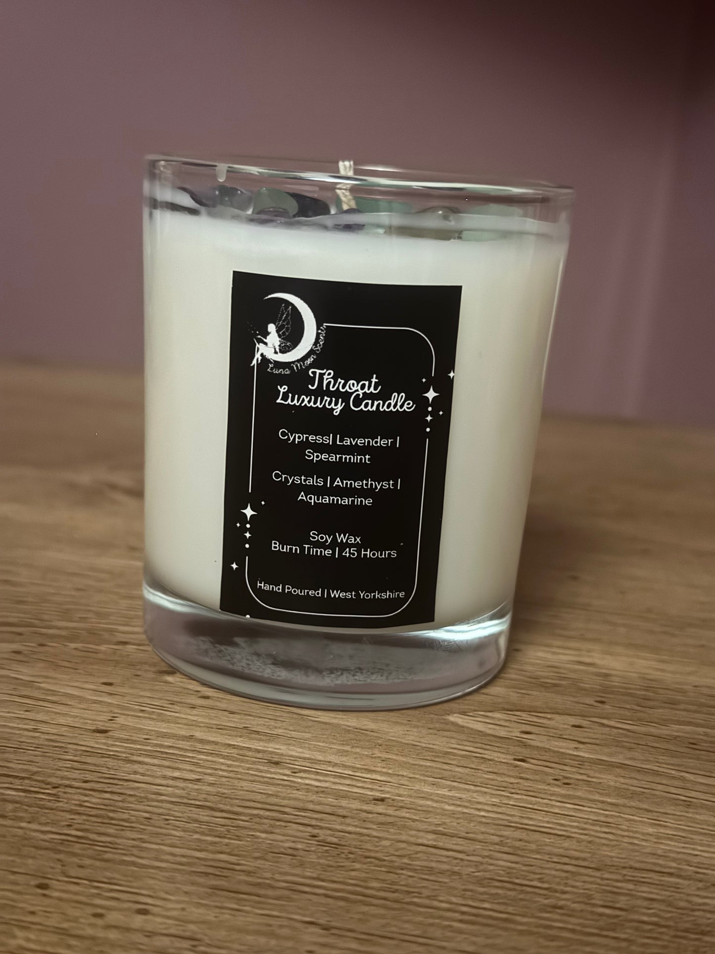 30cl Candle-Throat Chakra