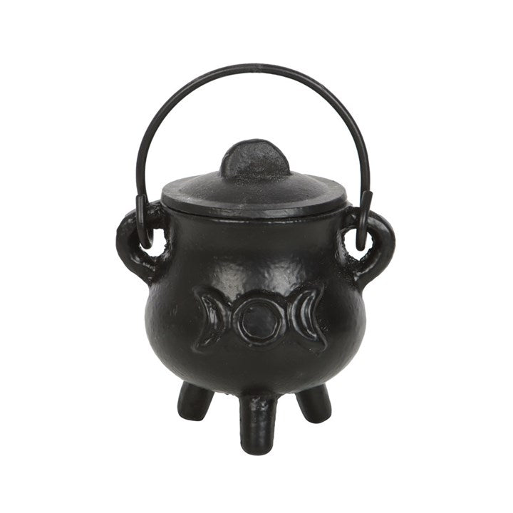 *7.5CM Cast Iron Cauldron with Triple Moon (3/9)